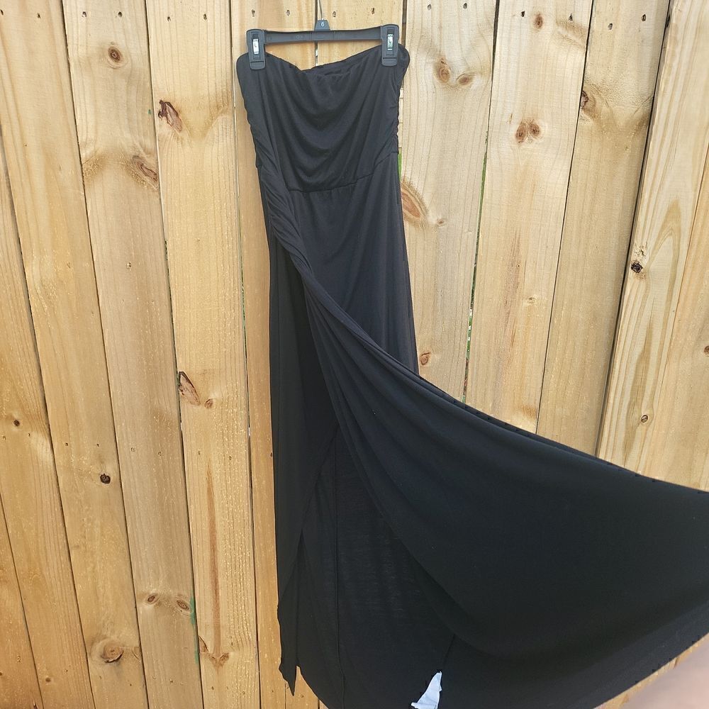 Maxi dress, black - Picture 2 of 3